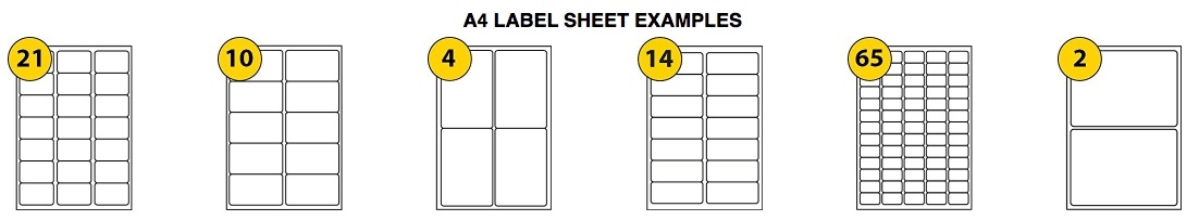 A4 Laser Label Sheets