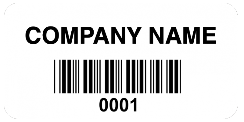 Pre-Printed Thermal Transfer Labels 40mm X 28mm White Paper Matte Permanent