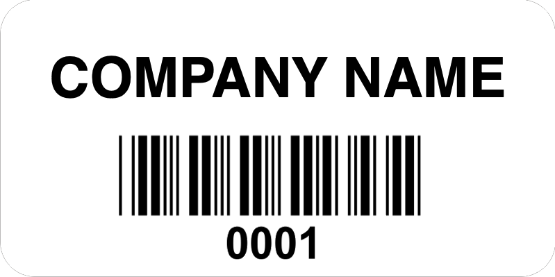 Pre-Printed Thermal Transfer Labels 40mm X 20mm White Paper Matte Permanent
