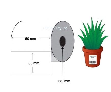 Thermal Transfer Nursery Weather and Water Resistant Synthetic Labels (50x25mm)