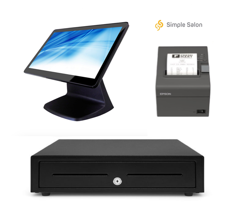 Simple Salon POS Compatible Touch Terminal Bundle - 15