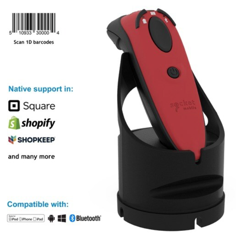 Socket Cordless Scanner DURASCAN D730 1D Laser Bluetooth