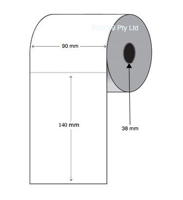 Direct Thermal Labels 100mm x 150mm (8 Rolls of 350)