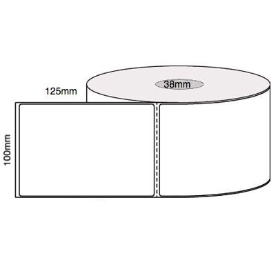 Direct Thermal Yellow Card Tickets 100mm x 125mm (10 Rolls of 250)