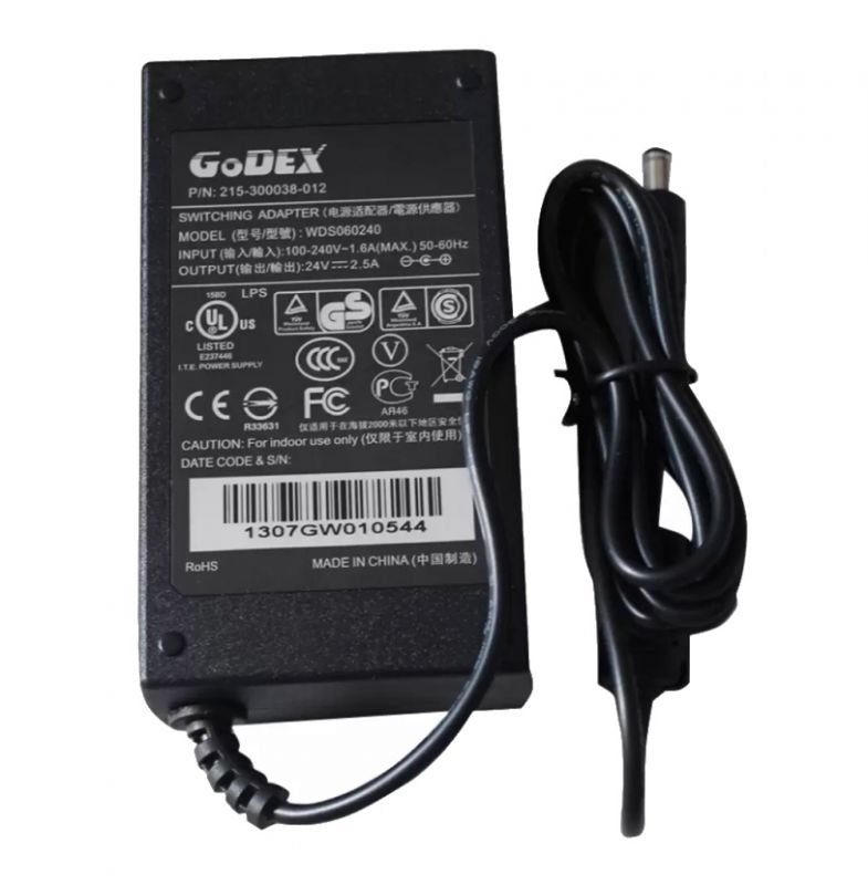 GoDEX 24v 2.5A Replacement Power Supply