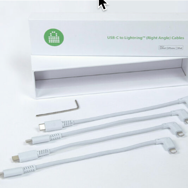 PCLocs 4 Pack USB-C to Lightning Replacement Cables