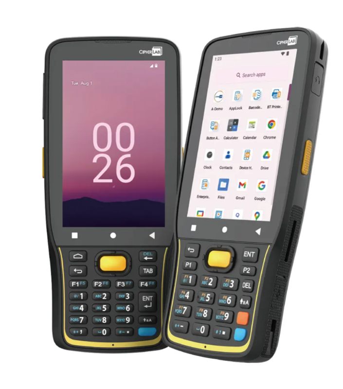 CipherLab RK26 Rugged Mobile Computer Android 12 2D 4GB/64GB 25 Key SR/MR/AR 4G WLAN BT GPS