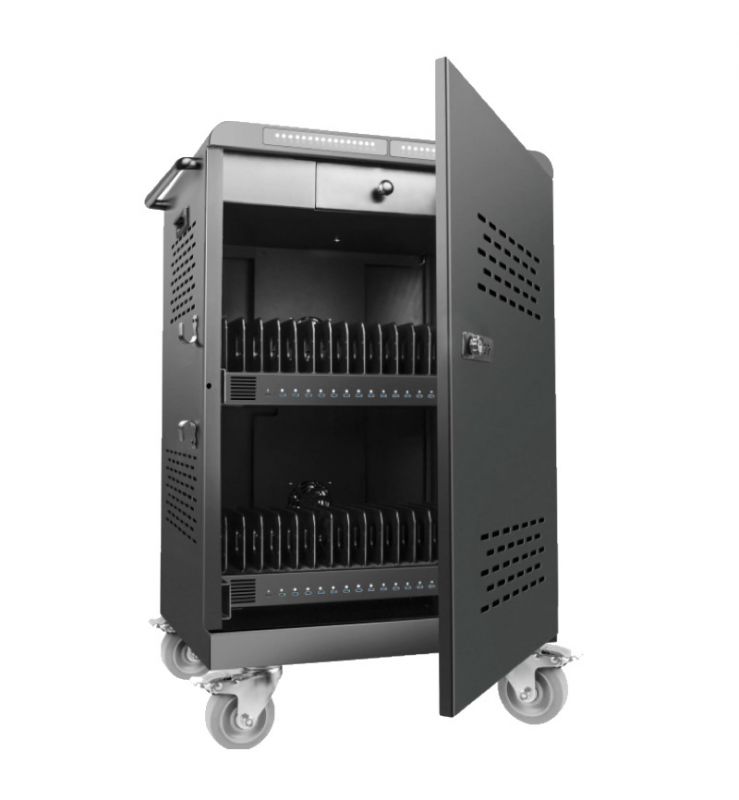 Shintaro 32-Port USB-C 2000W Charging Trolley