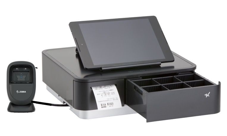mPOP POP10CI All In One POS Solution with 1D+2D Corded Scanner Black