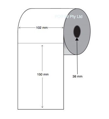 Thermal Transfer Labels 102mm x 150mm (4 rolls of 350) Synthetic