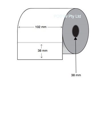 Thermal Transfer Labels 102mm x 38mm (Rolls of 1,500) Yellow Permanent
