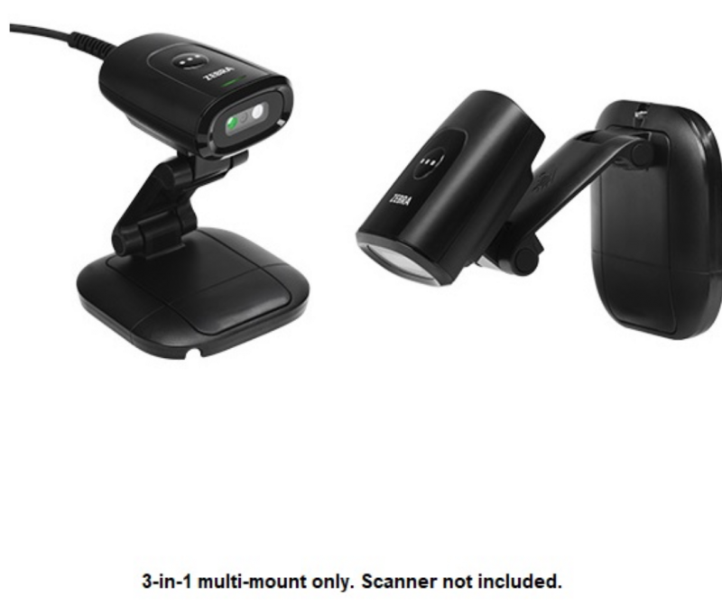 Zebra Fixed Mount Scanner DS5502 Multi-Mount 3-IN-1 Mount Only